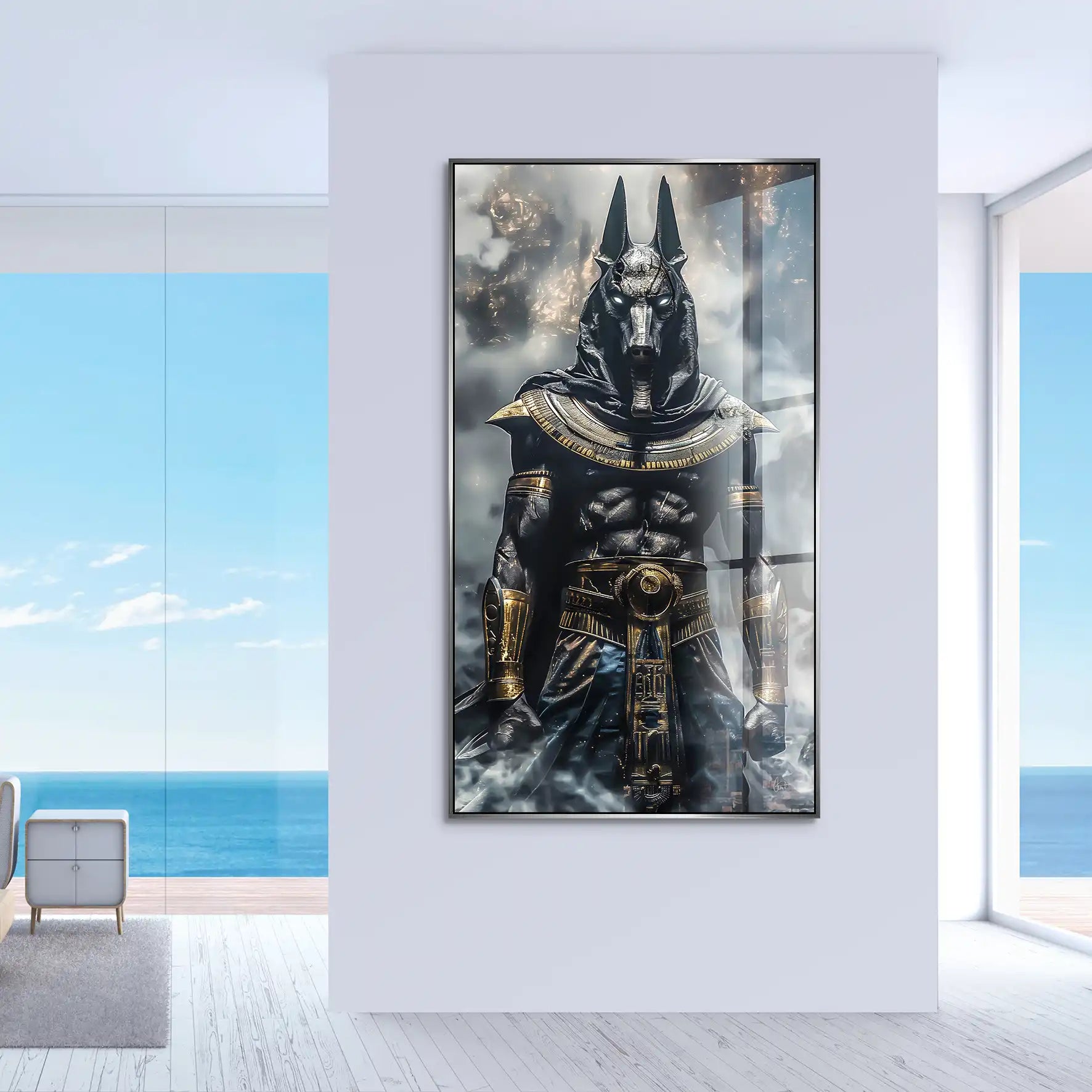 Anubis Black Acrylglas Bild INGALERiE