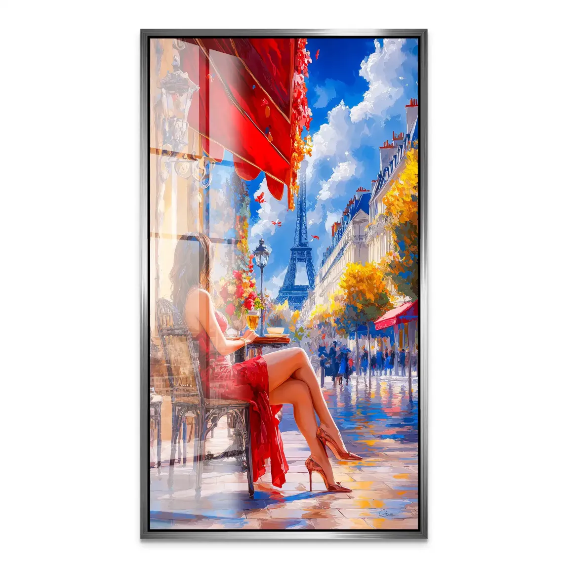 Café Rouge à Paris Acrylglas Bild INGALERiE