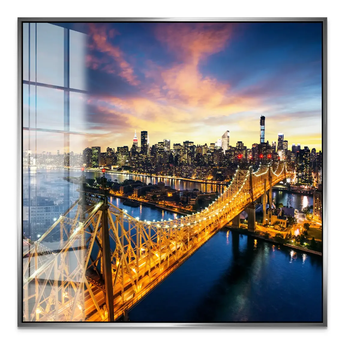 Manhattan Panorama Acrylglasbild