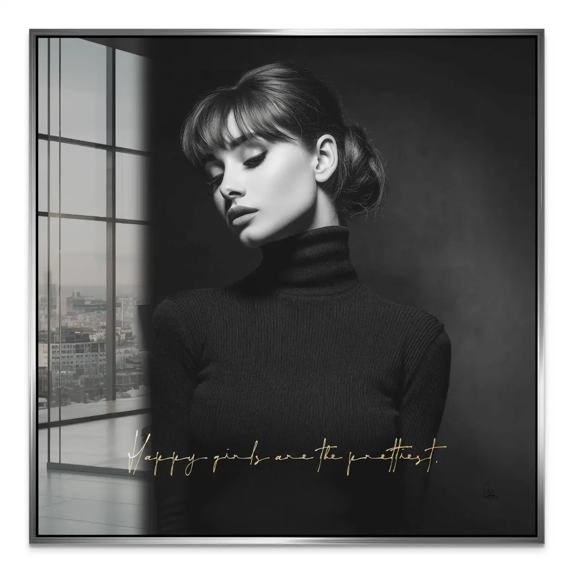 Audrey Hepburn Pretty Acrylglasbild