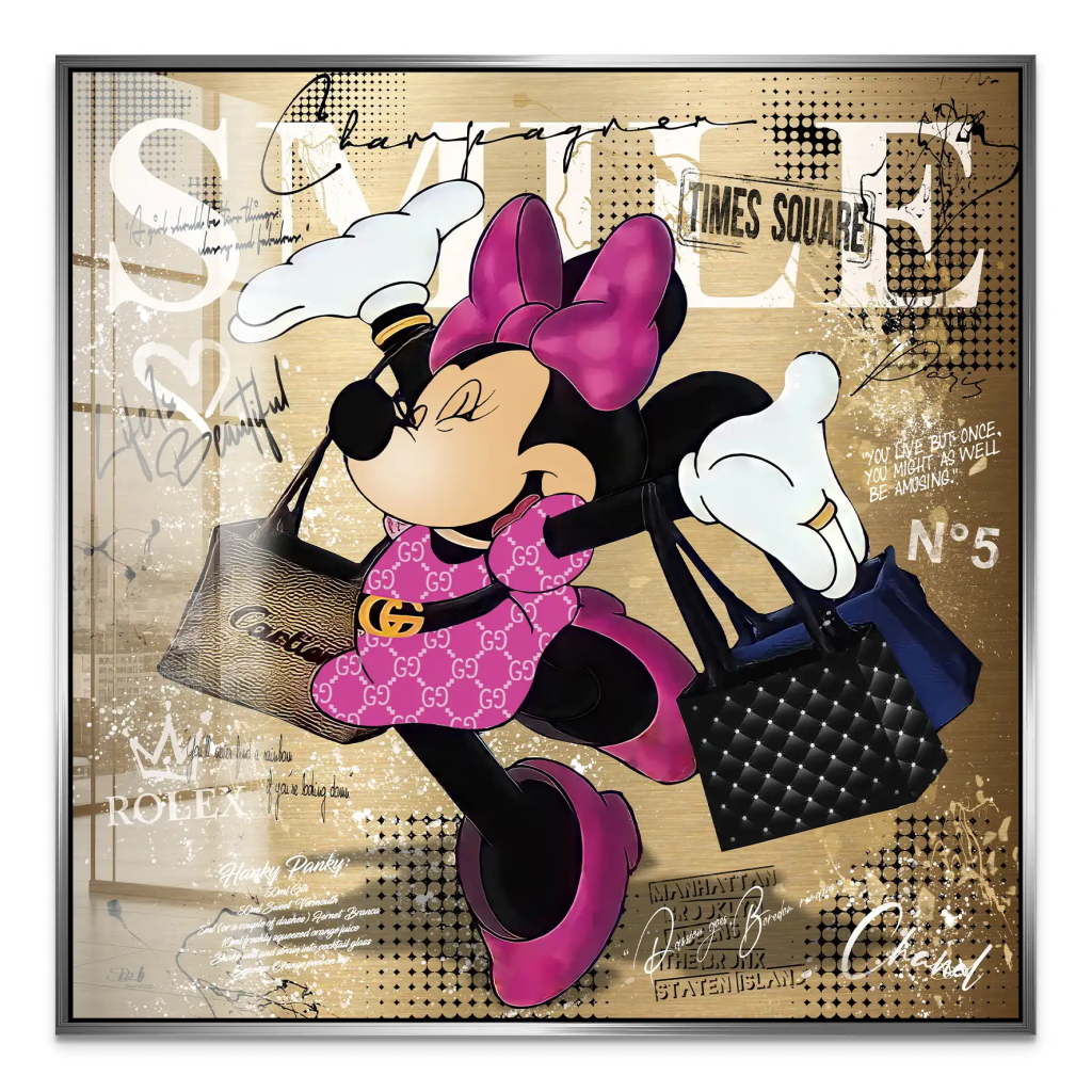 Minnie Smile Acrylglas Bild INGALERIE