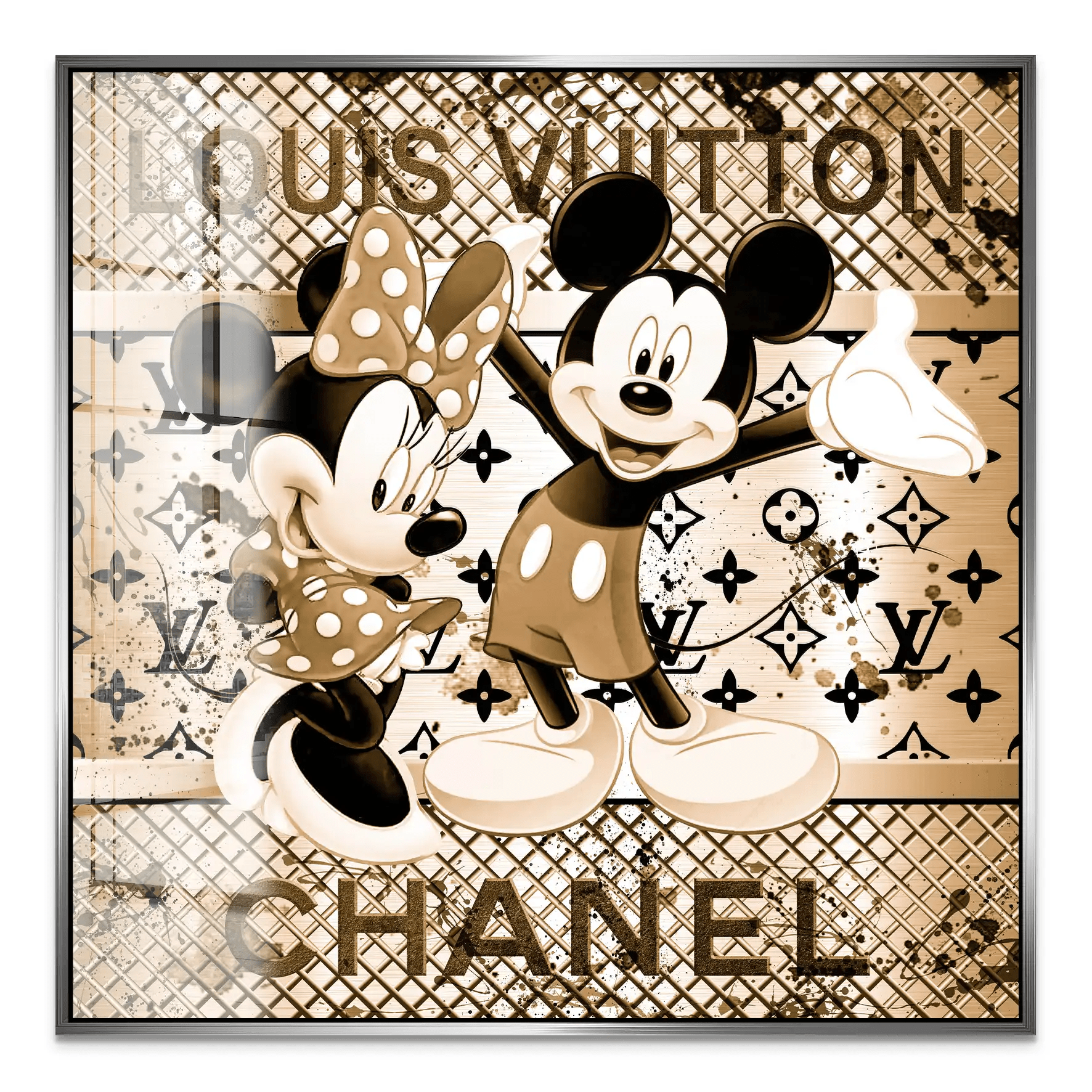 Micky & Minnie Louis Art Acrylglas Bild INGALERIE