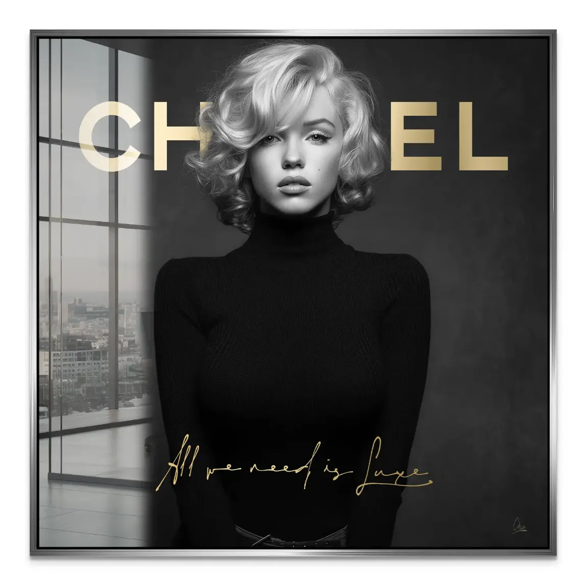 Marilyn Luxe Art Acrylglas Bild