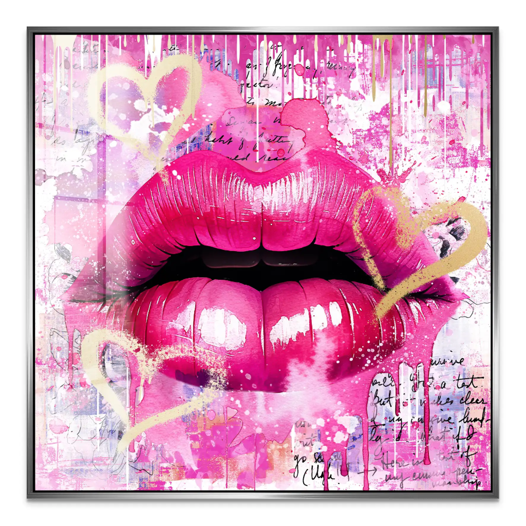 Sweet Lips Acrylglas Bild INGALERIE