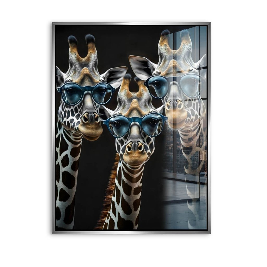 Die Drei Giraffen Acrylglas Bild INGALERIE