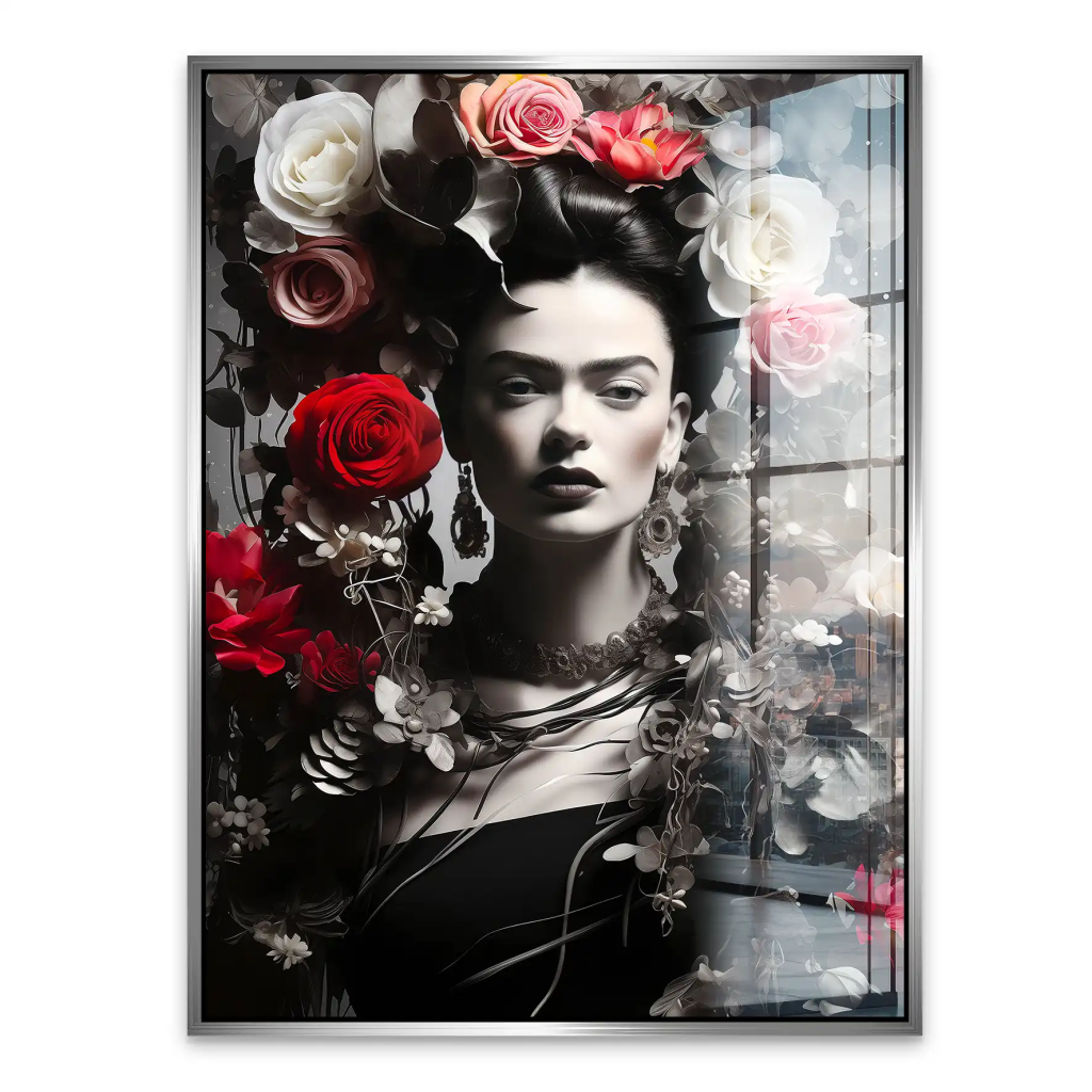 Frida Kahlo Modern Style Acrylglas Bild INGALERIE