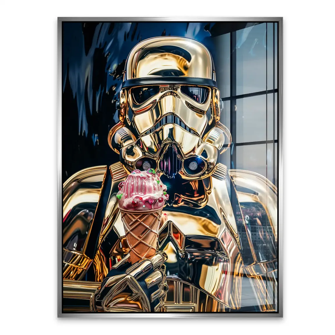 Stormtrooper Eis Acrylglasbild