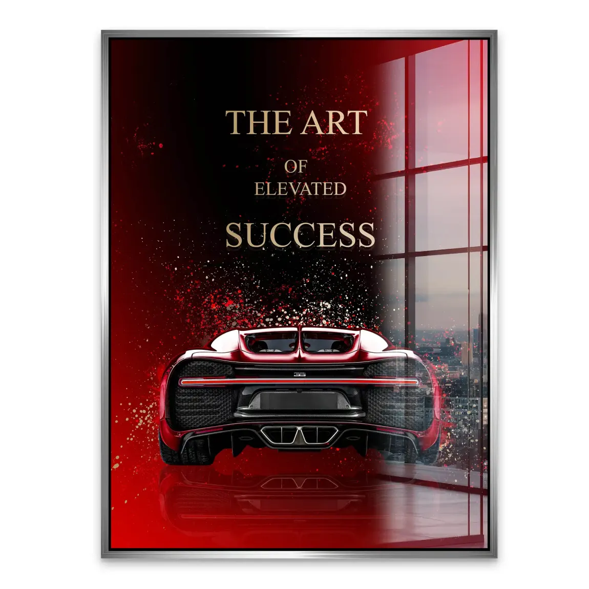 Art of Success Bugatti Acrylglasbild