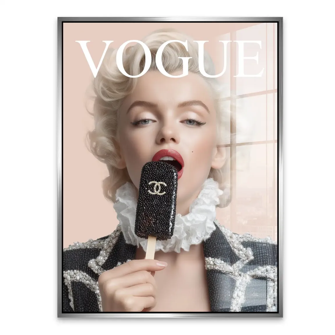 Marilyn Coco Eis Acrylglasbild