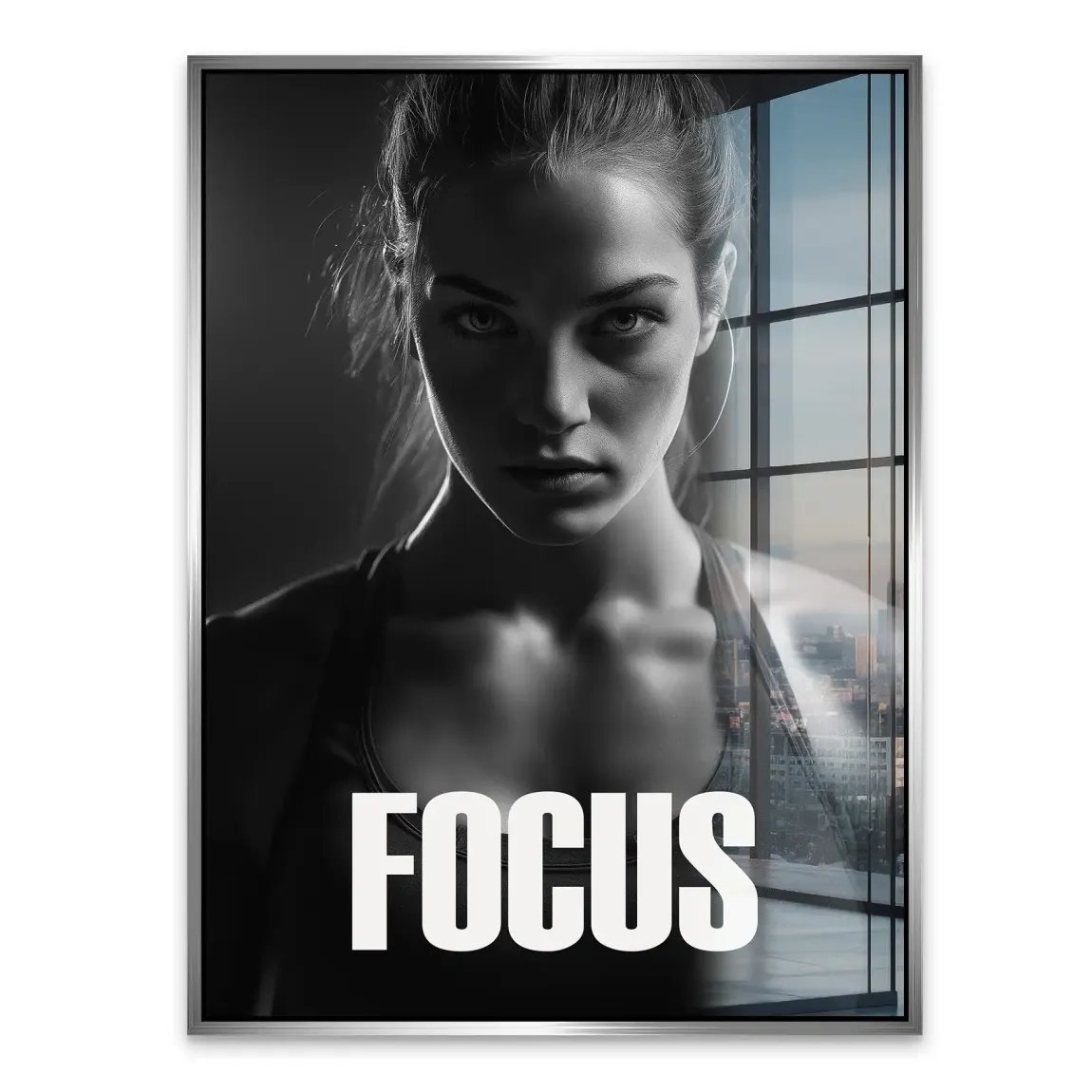 Focus Athletin Acrylglasbild