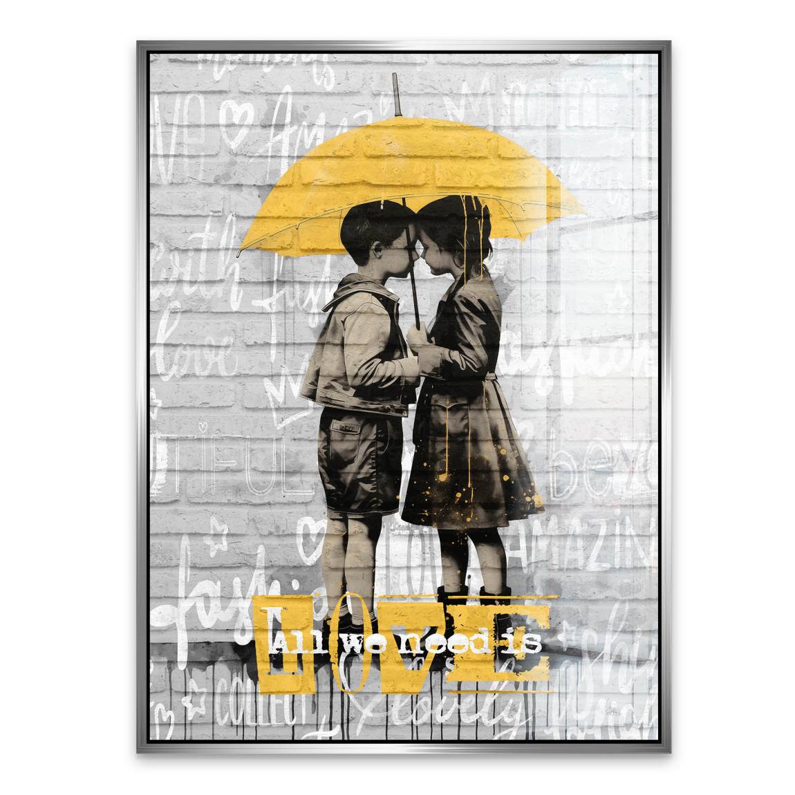 All We Need Acrylglasbild