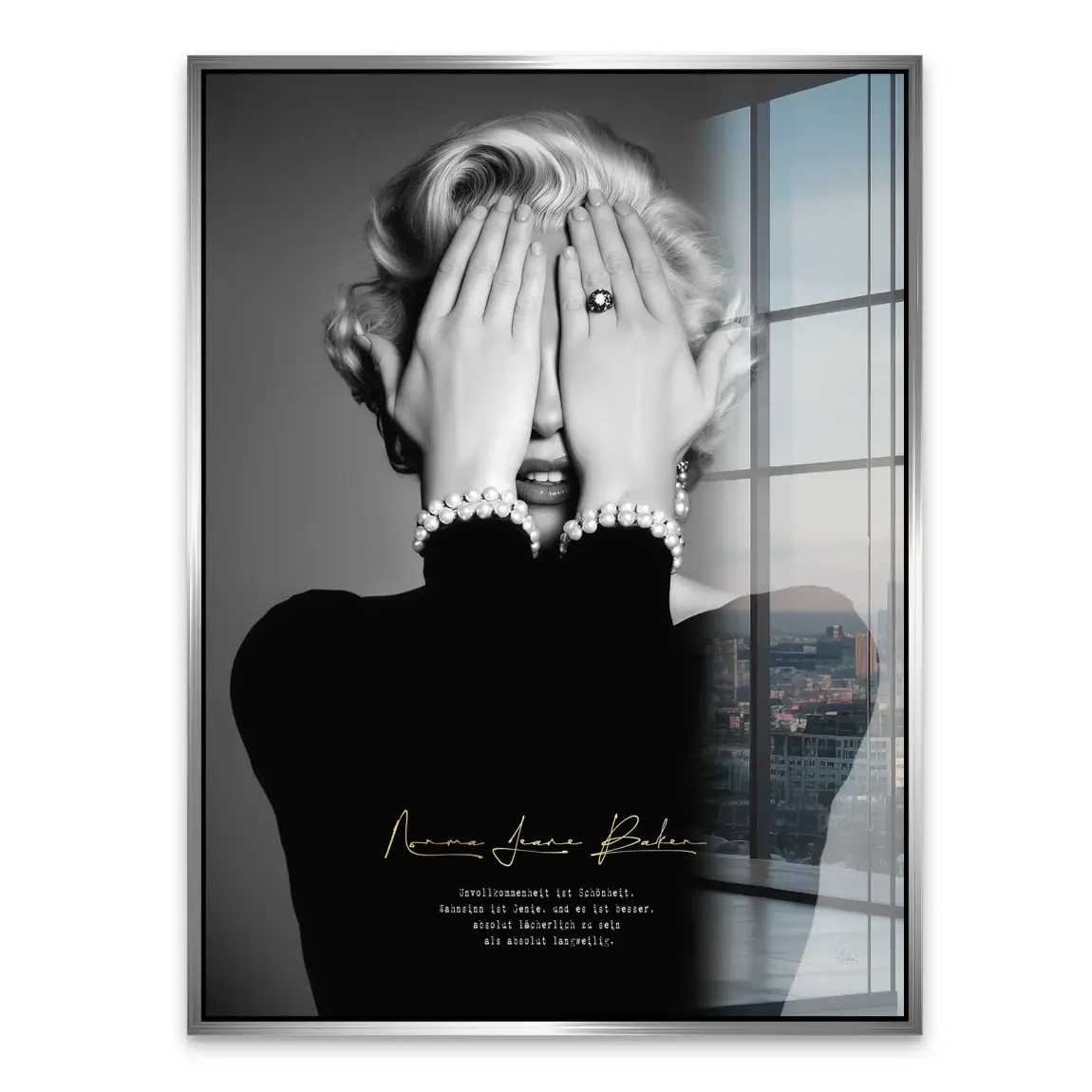 Marilyn Monroe Norma Jeane Acrylglasbild