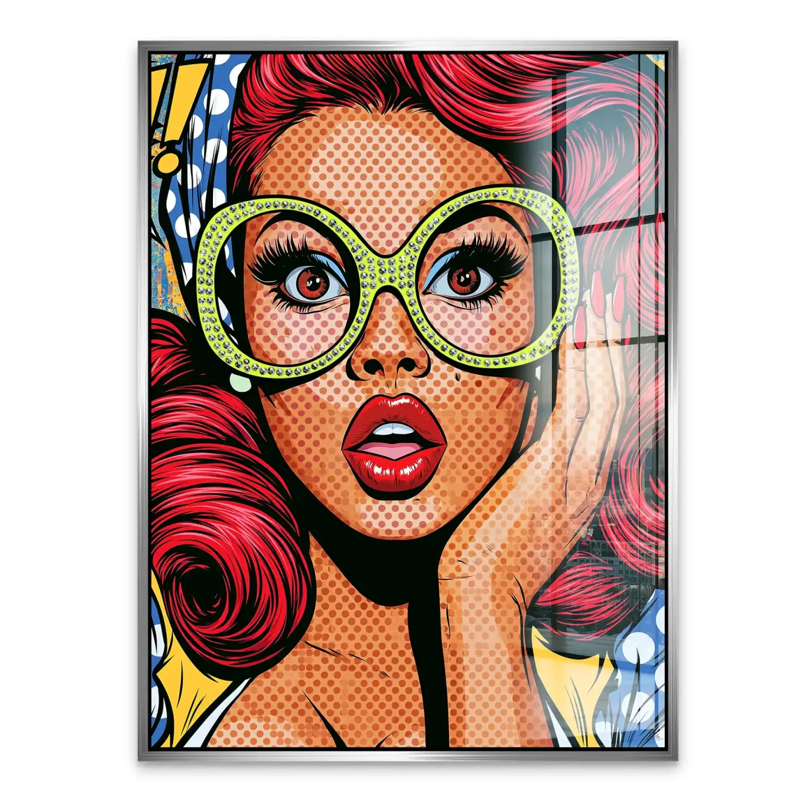 Pop Art Diva Acrylglasbild