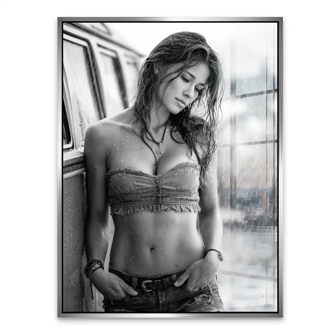 Summer Rain Acrylglasbild