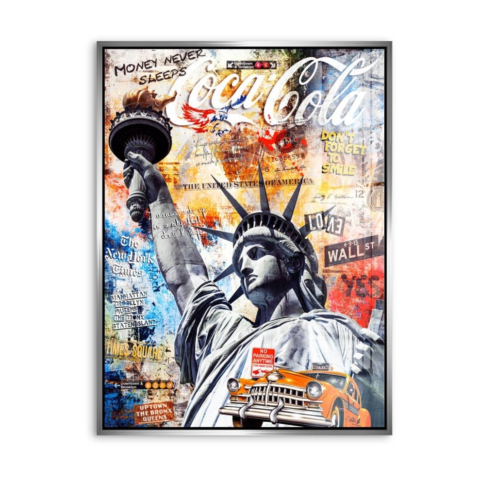 Pop Art Acrylglasbild New York Coke INGALERIE