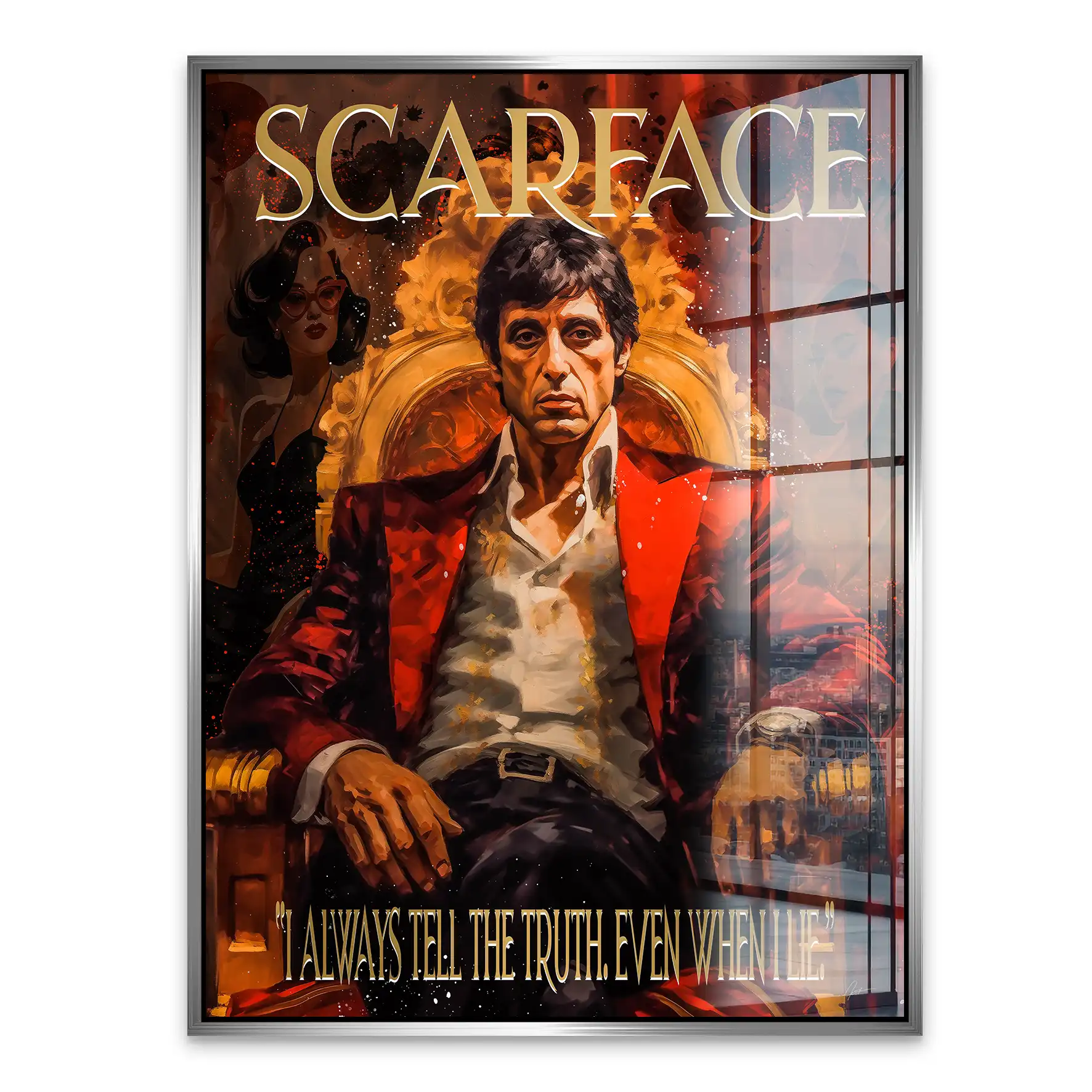 Scarface Acrylglas Bild INGALERIE