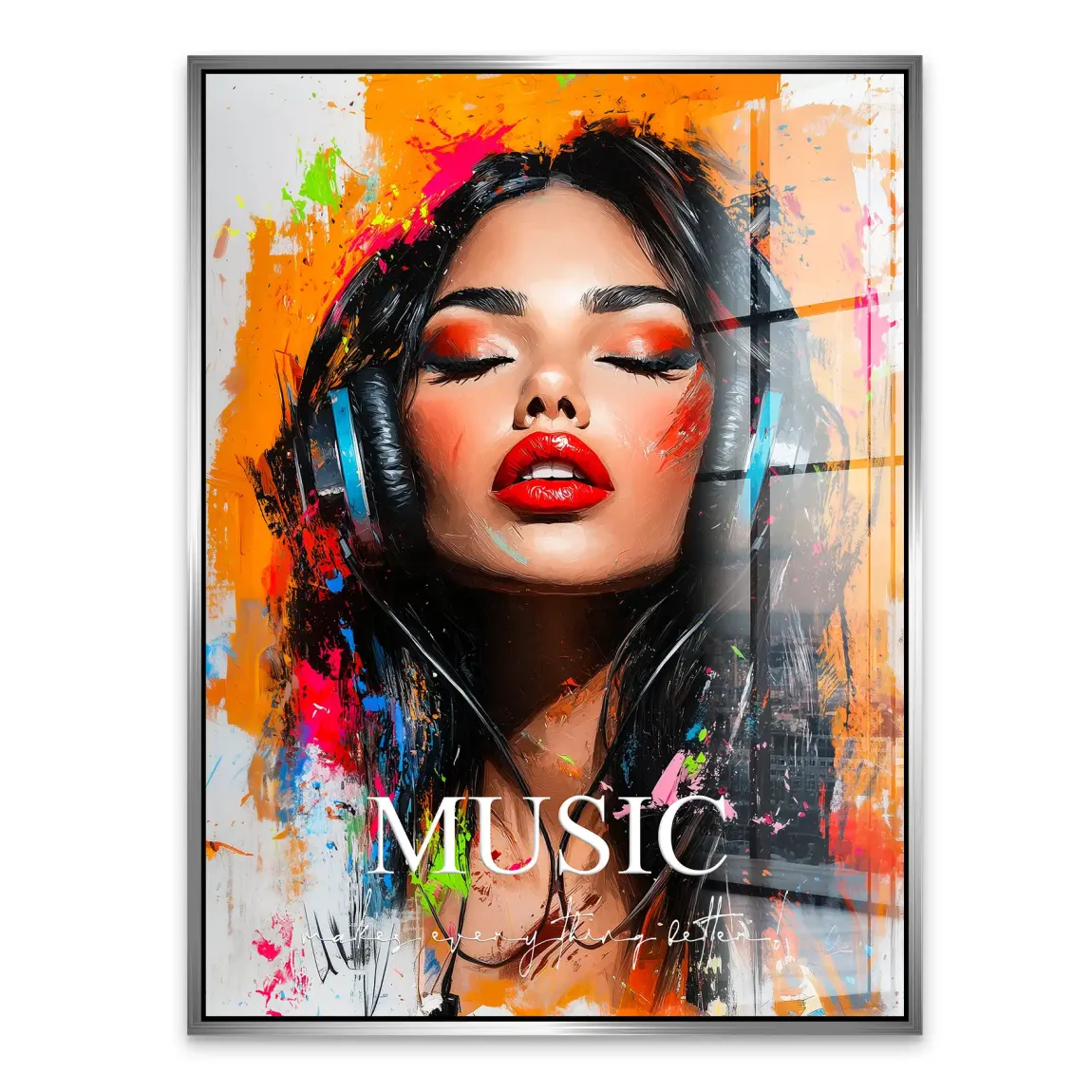 Music Soul Acrylglasbild