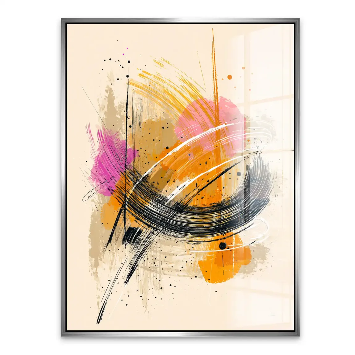 Modern Energie Abstrakt Acrylglasbild