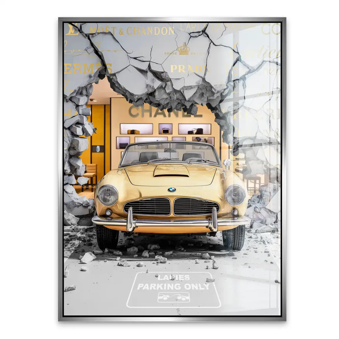 Luxury Shopping Acrylglasbild