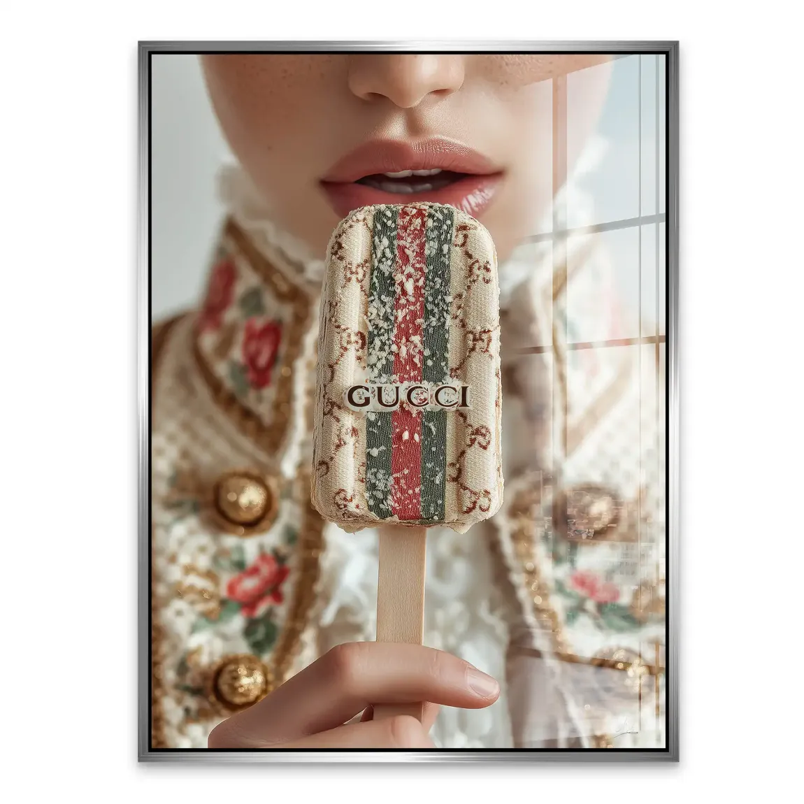 Gucci Ice Couture Acrylglasbild