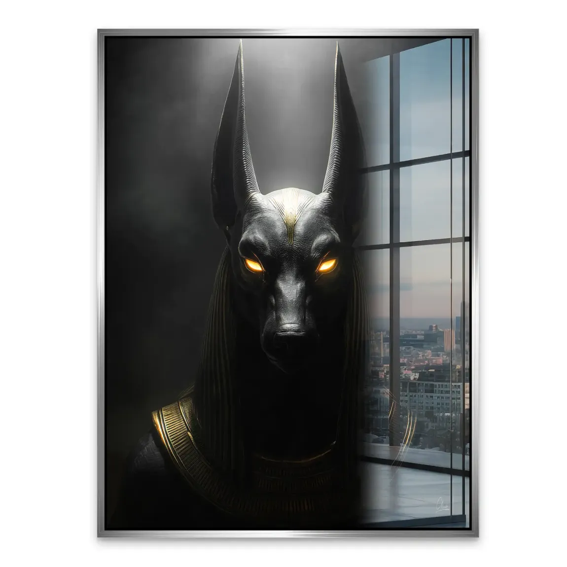 Dark Anubis Acrylglasbild