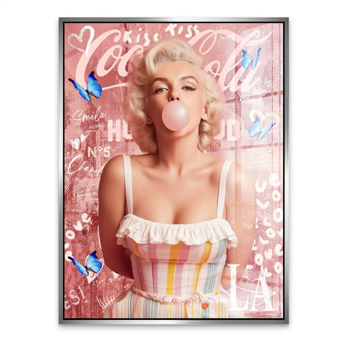 Bubble Pop Hollywood Acrylglasbild INGALERIE