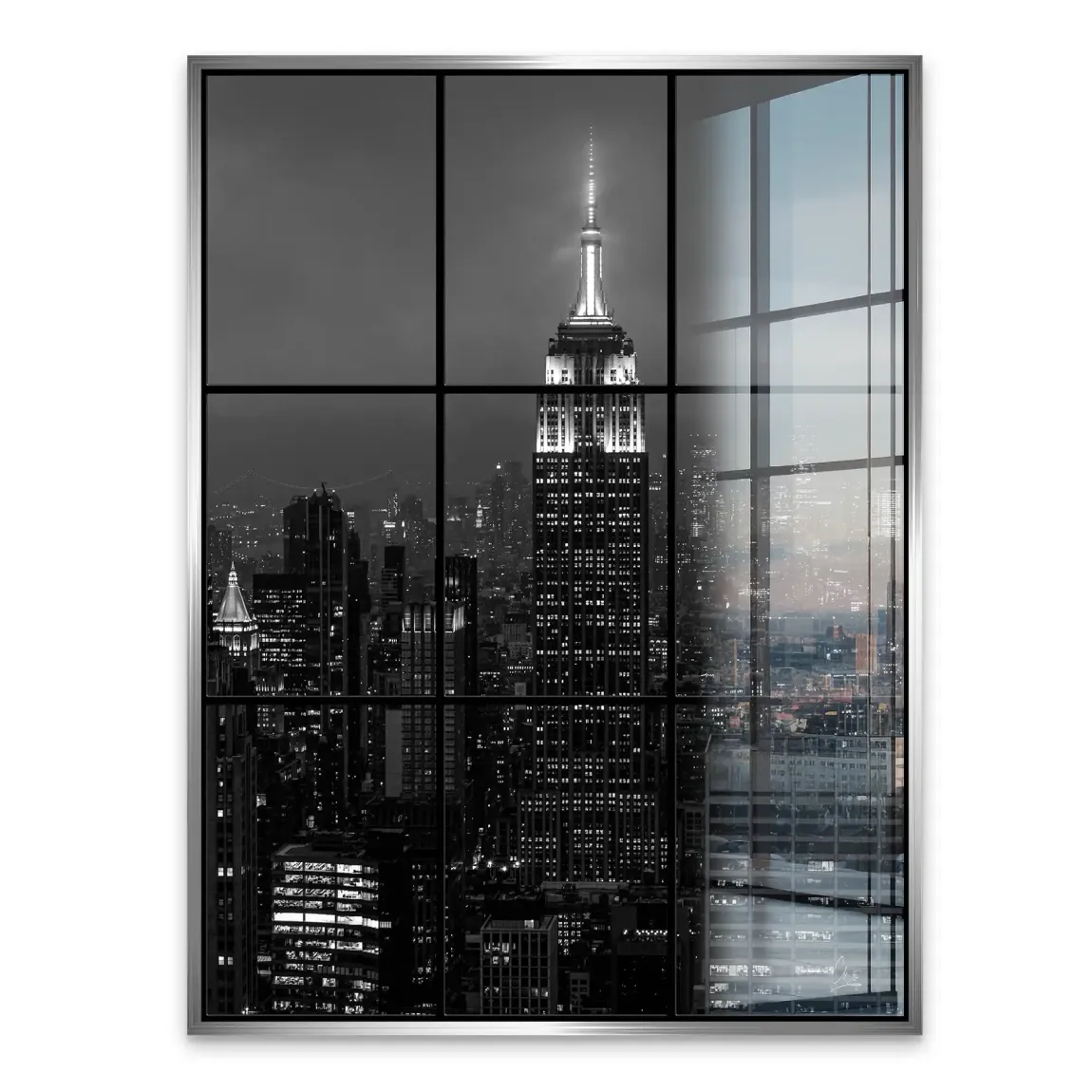 Midnight Crown New York Acrylglasbild