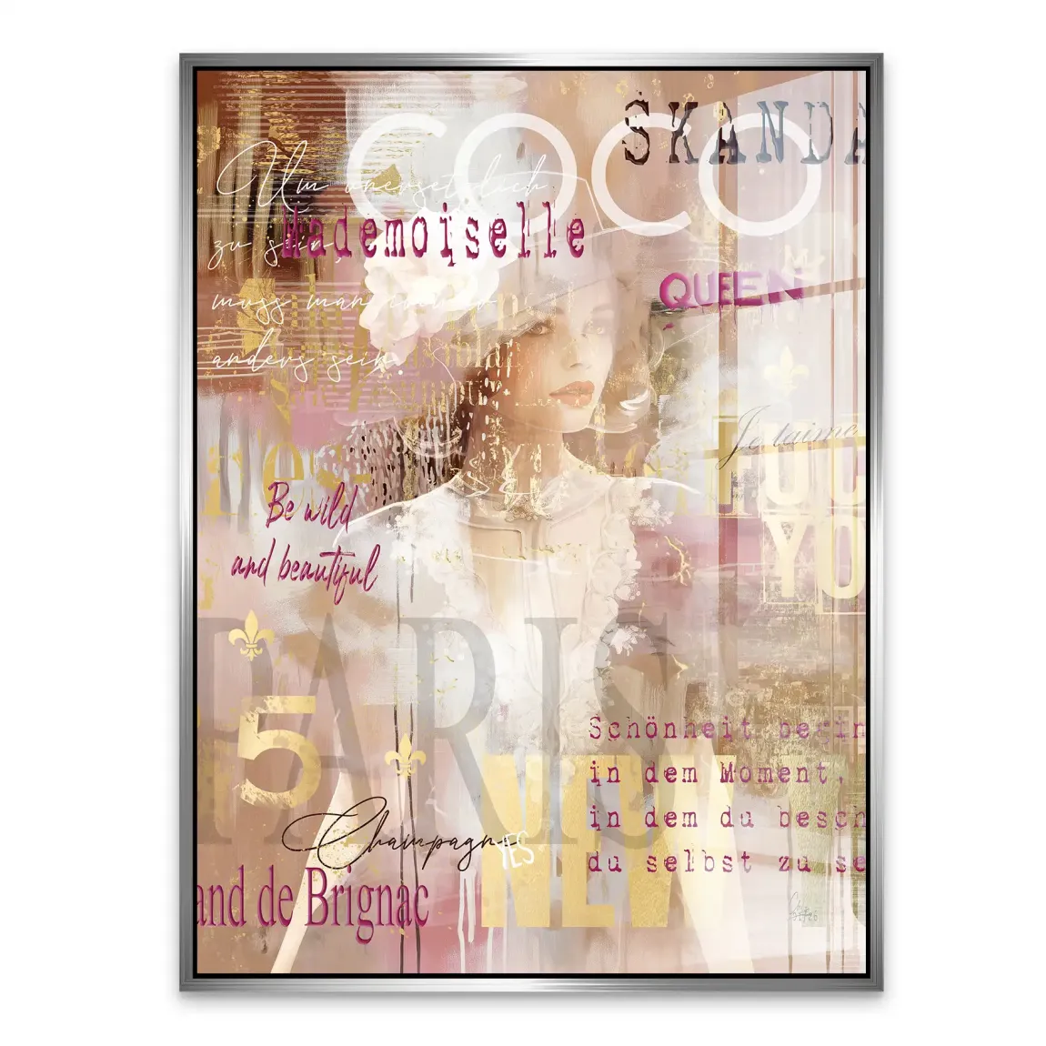 Coco Mademoiselle Acrylglasbild