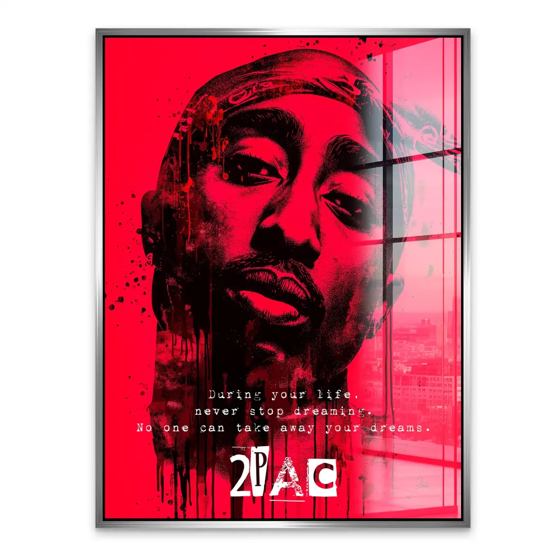 Red Legend Acrylglasbild