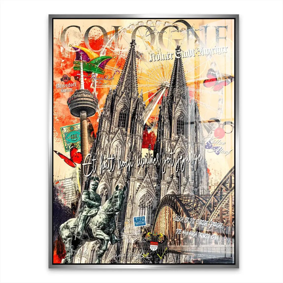 Stadt Köln Acrylglasbild INGALERIE