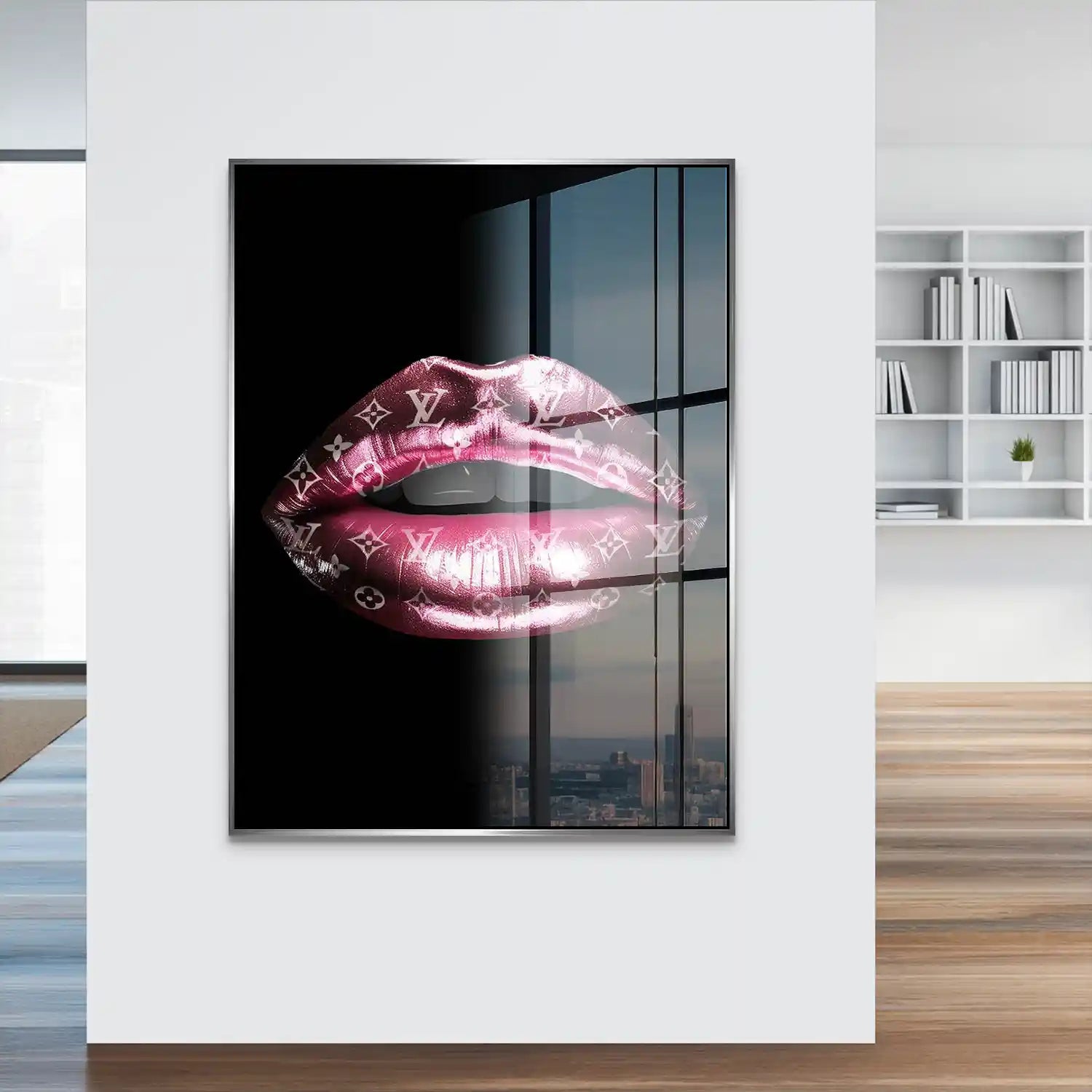 Vuitton Metallic Lips Acrylglas Bild INGALERIE
