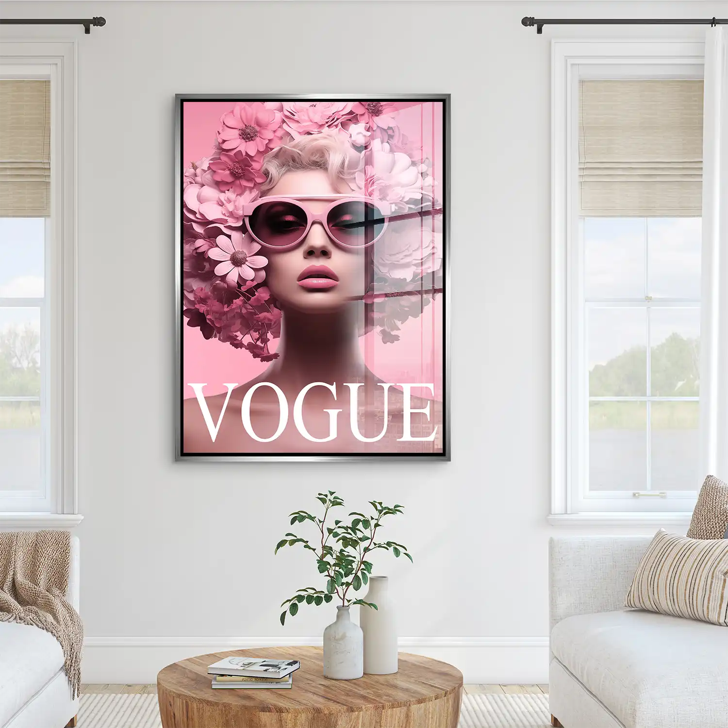 Pink Vogue Acrylglas Bild INGALERIE