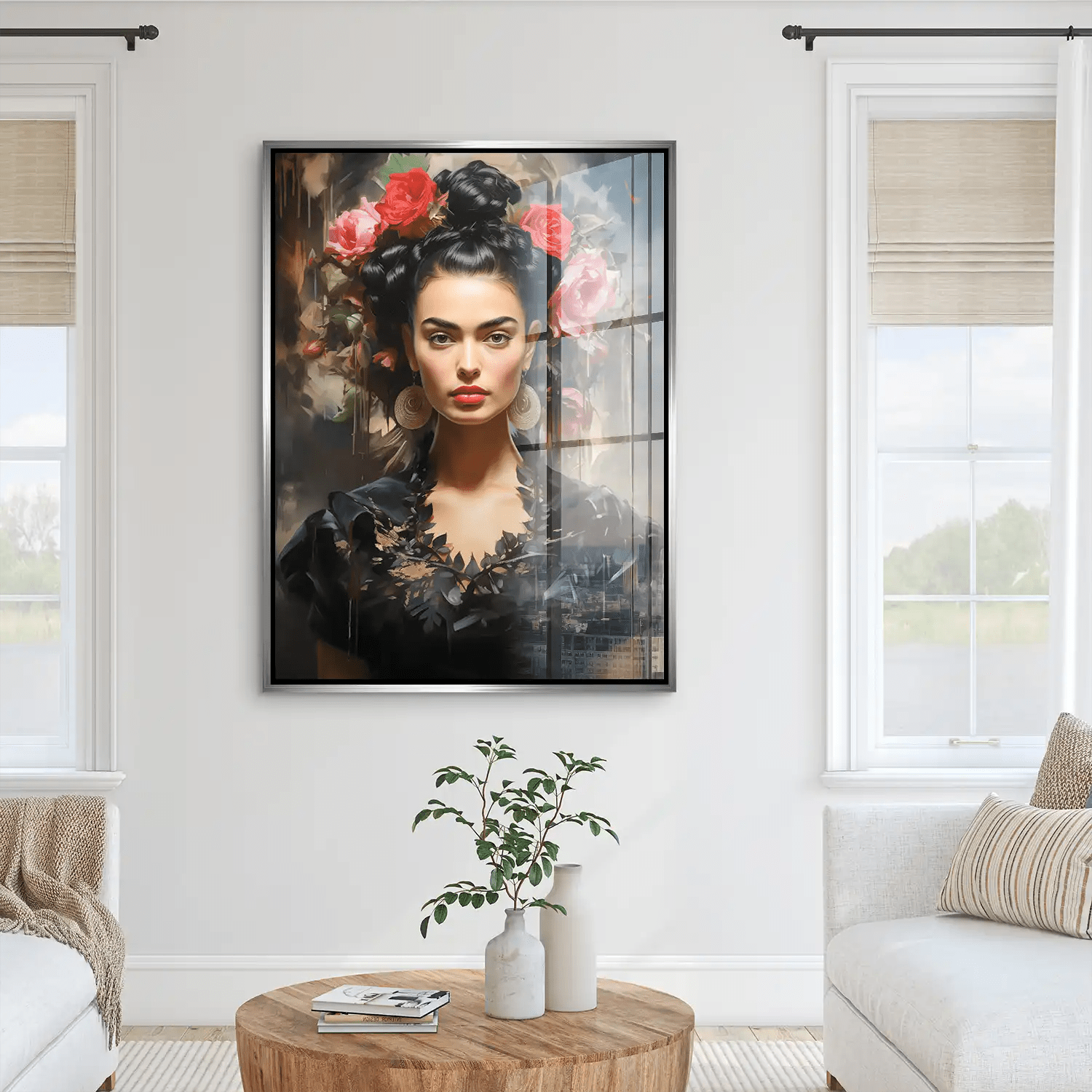 Frida Kahlo Beauty Acrylglas Bild INGALERIE