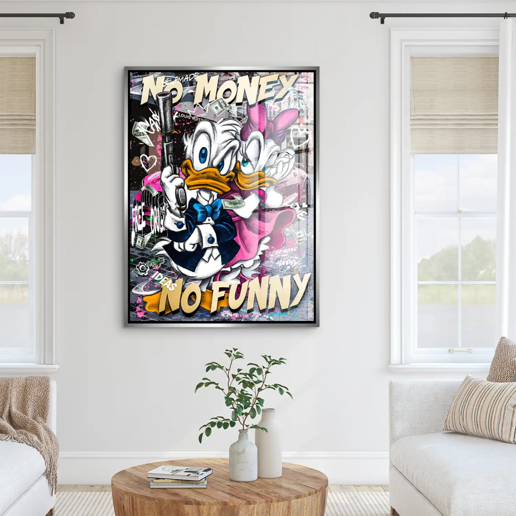 Donald No Money Acrylglas Bild INGALERIE