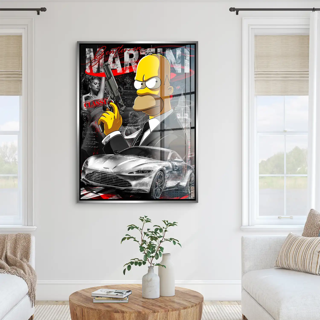 Homer Bond Style Acrylglas Bild INGALERIE