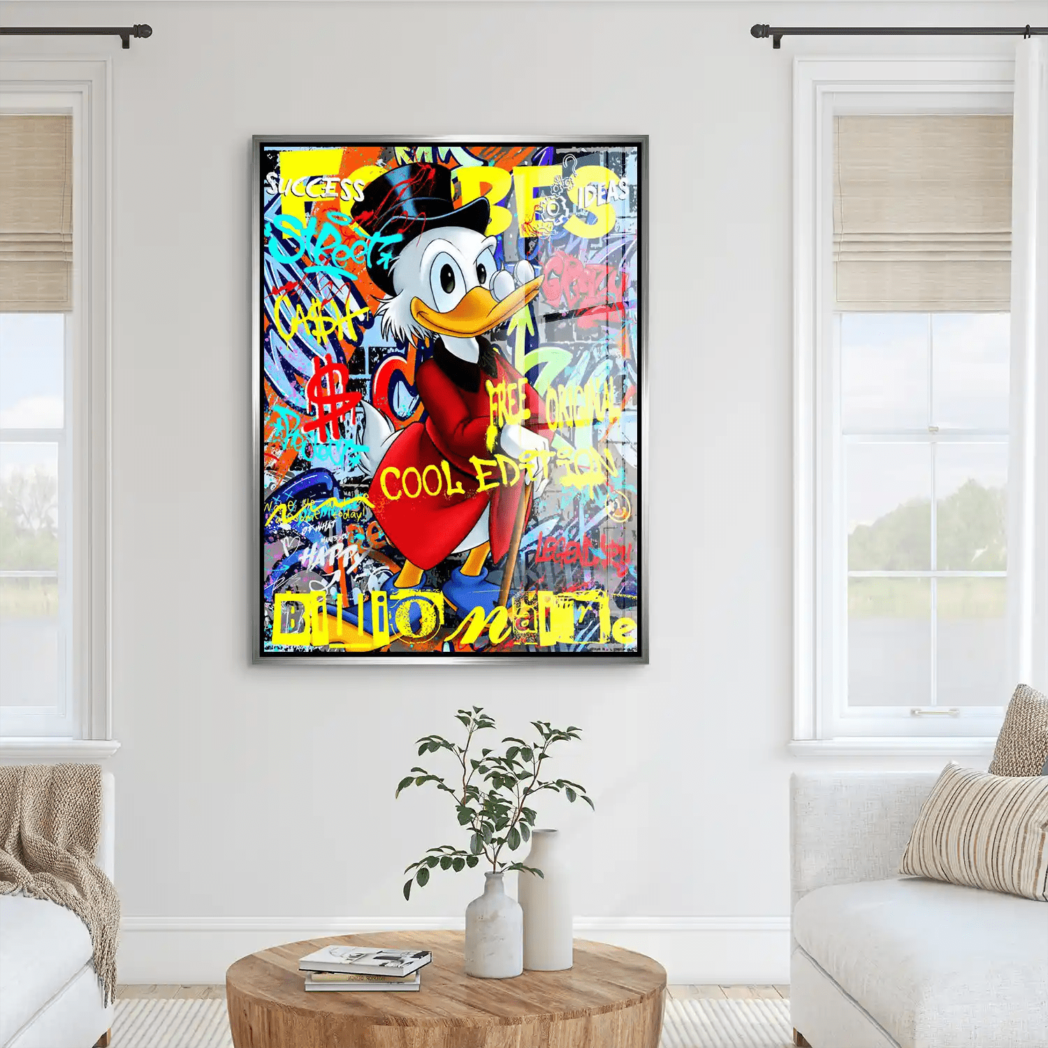 Dagobert Cool Edition Pop Art Acrylglas Bild INGALERIE