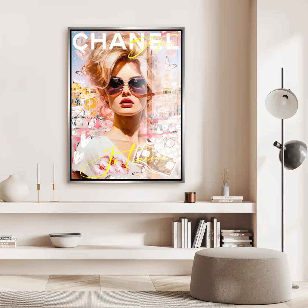 Pop Art Bardot JeTaime Acrylglas Bild INGALERIE