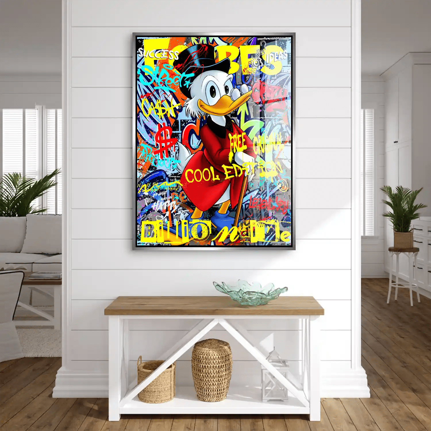 Dagobert Cool Edition Pop Art Acrylglas Bild INGALERIE