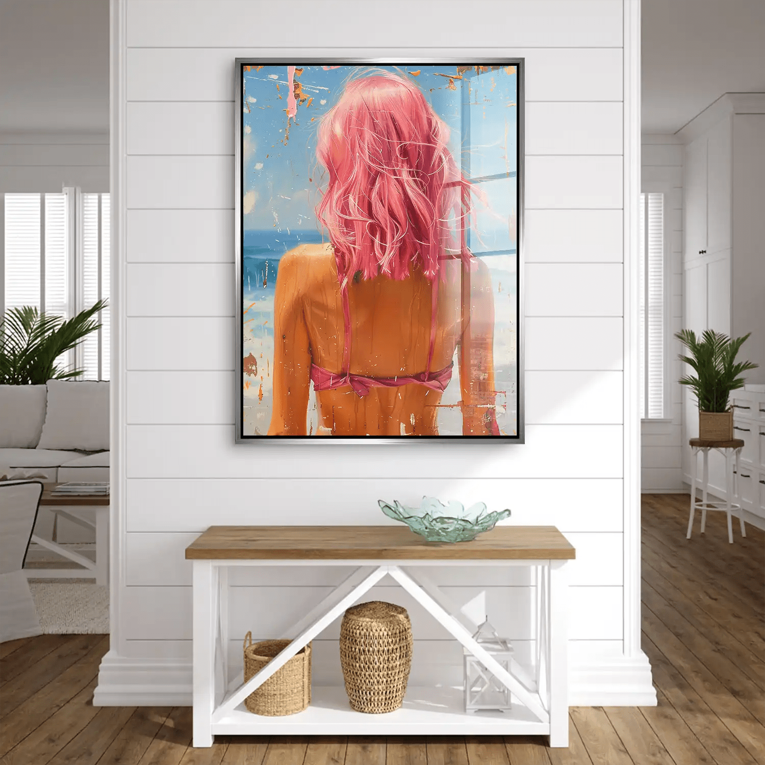 Beach Girl Nr.6 Acrylglas Bild INGALERIE