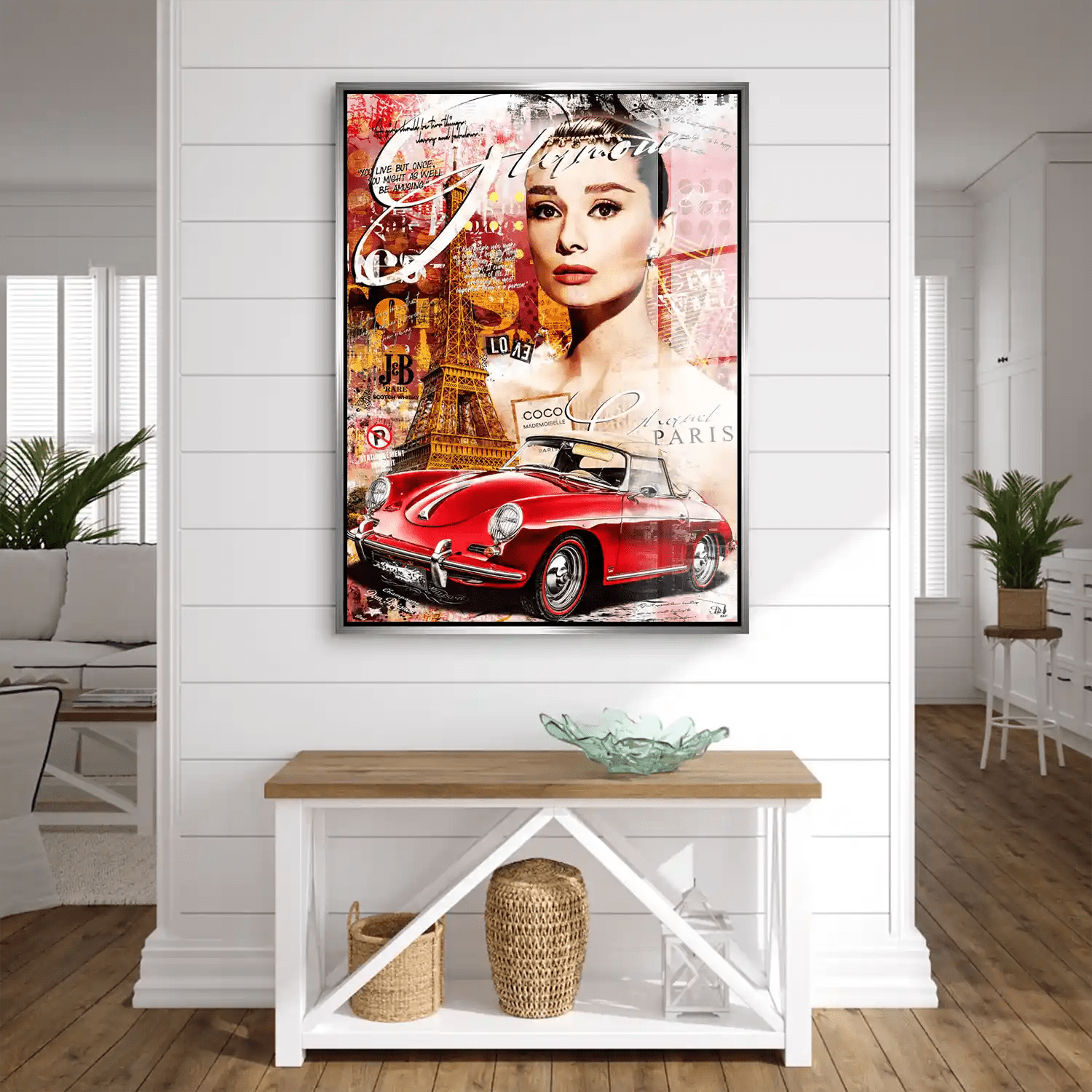 Audrey Paris Pop Art Acrylglas Bild INGALERIE