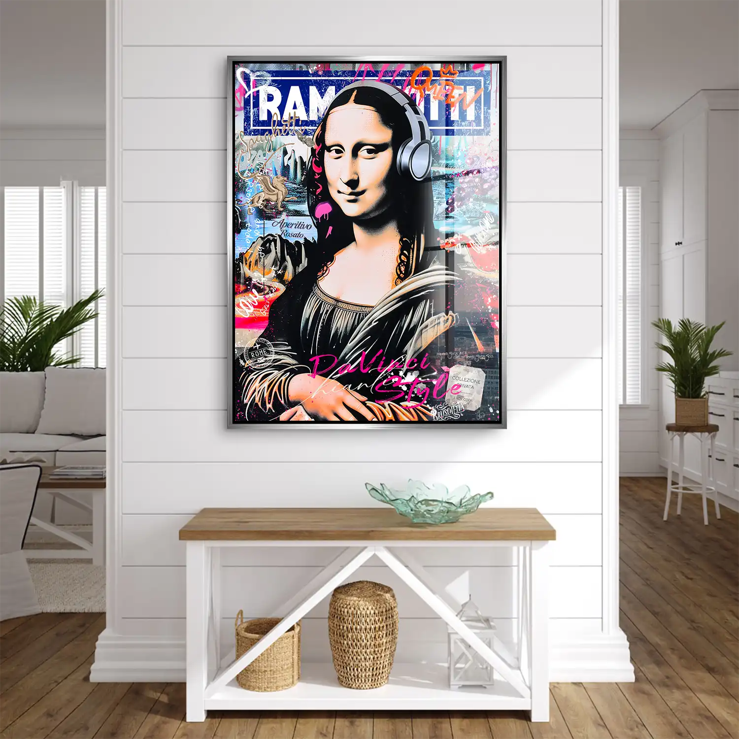 Mona Lisa Pop Art Acrylglas Bild INGALERIE