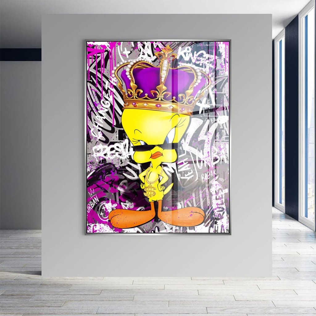 Pop Art Tweety King Acrylglas Bild INGALERIE