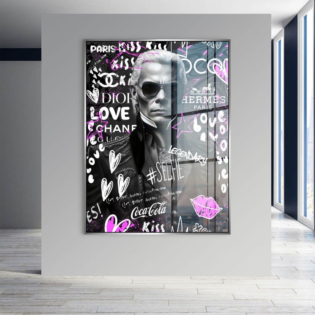 Karl Pop Art Style Acrylglas Bild INGALERIE