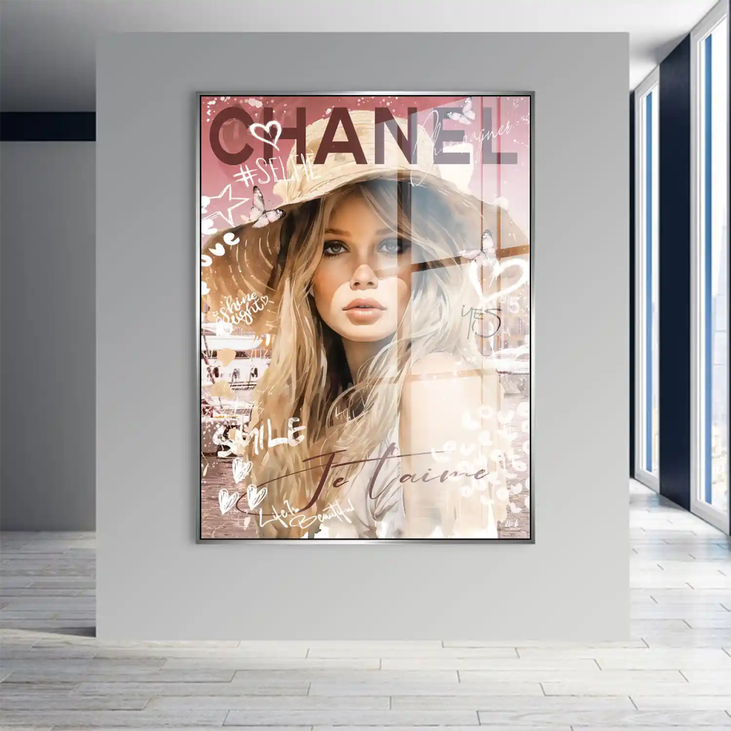 Pop Art Bardot Chanel Acrylglas Bild INGALERIE