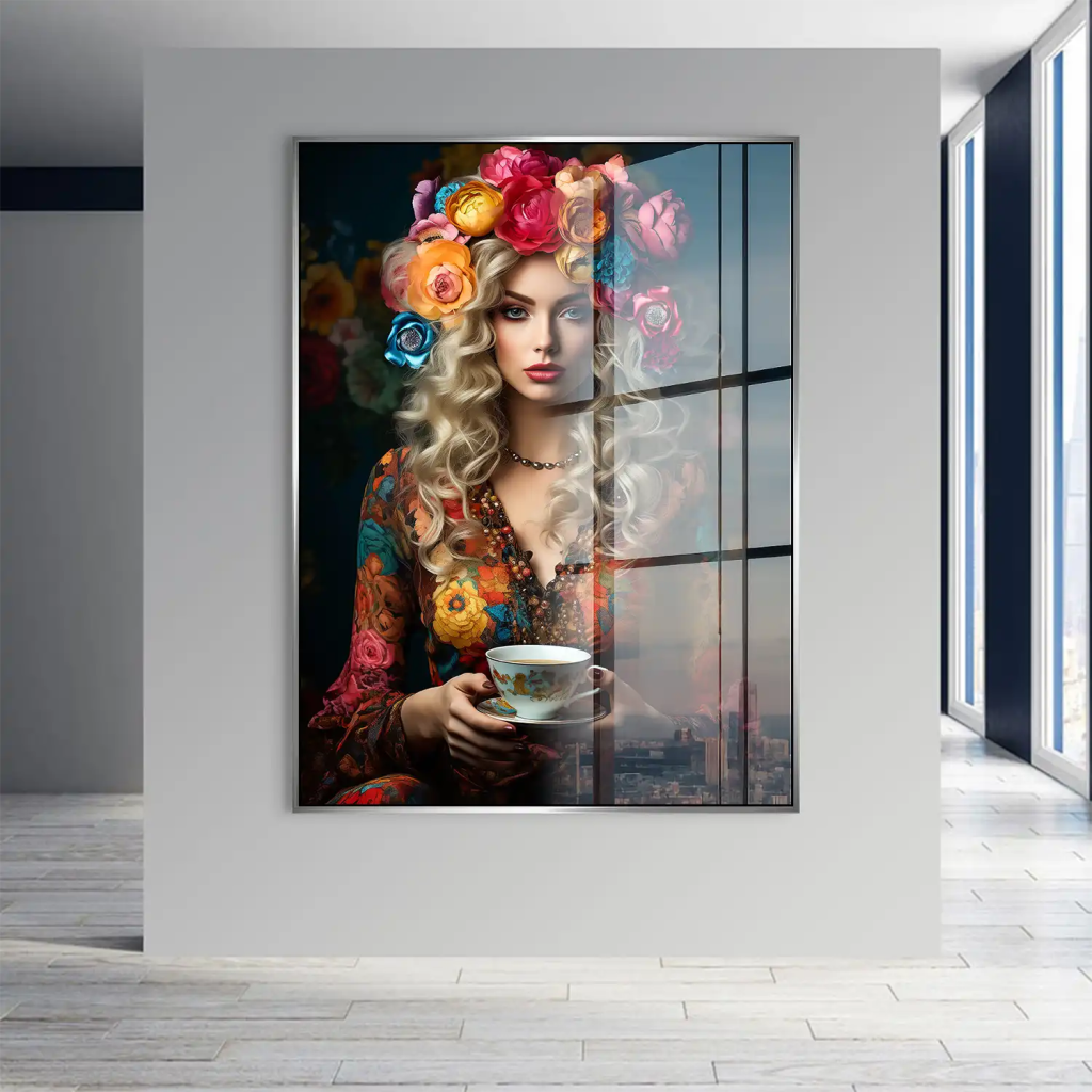 Beauty Bohemian Flower Acrylglas Bild INGALERIE