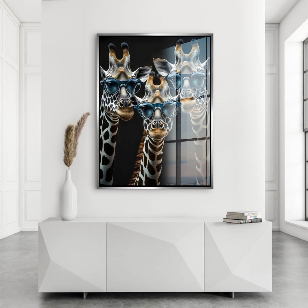 Die Drei Giraffen Acrylglas Bild INGALERIE