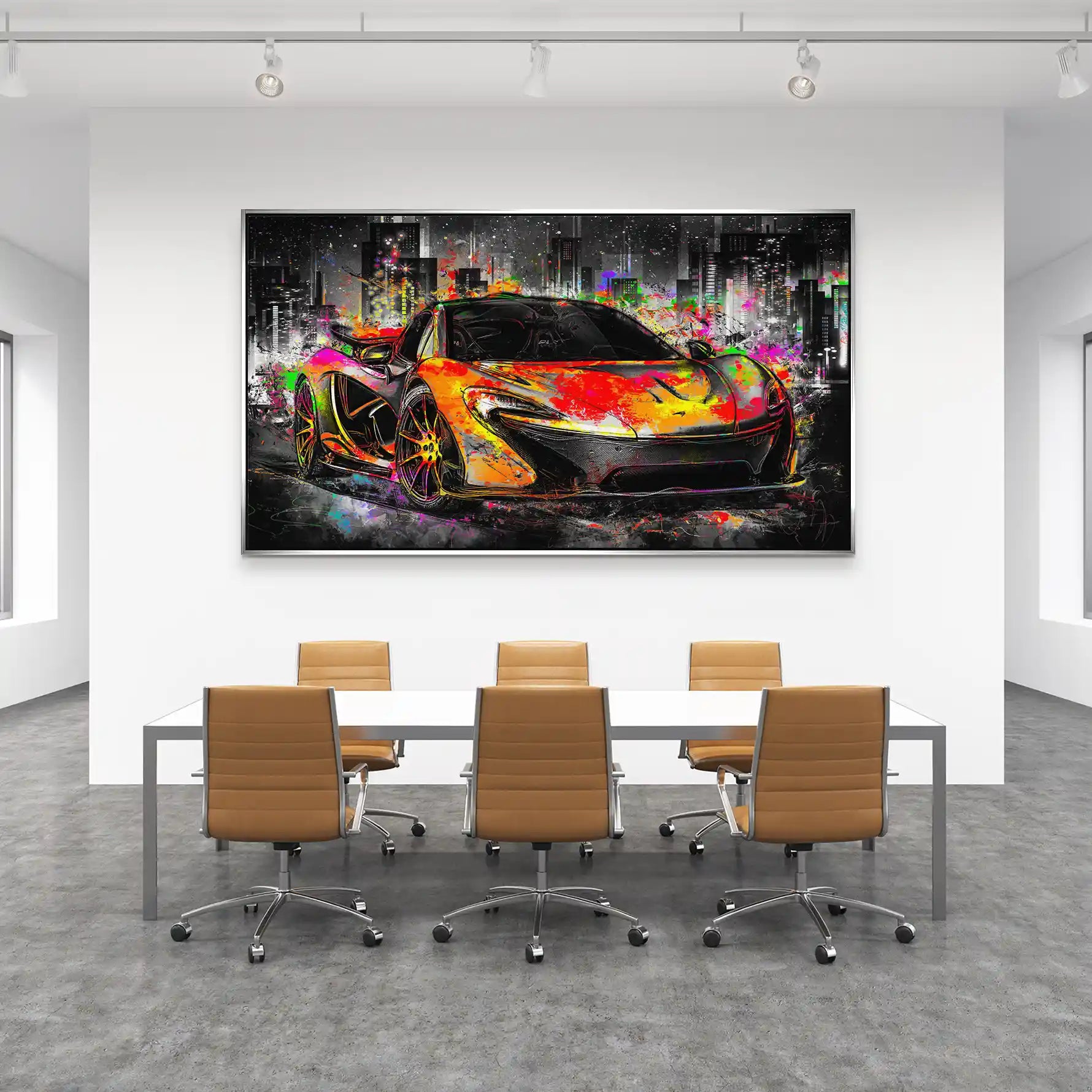 McLaren Pop Art Style Aludibond Bild INGALERIE