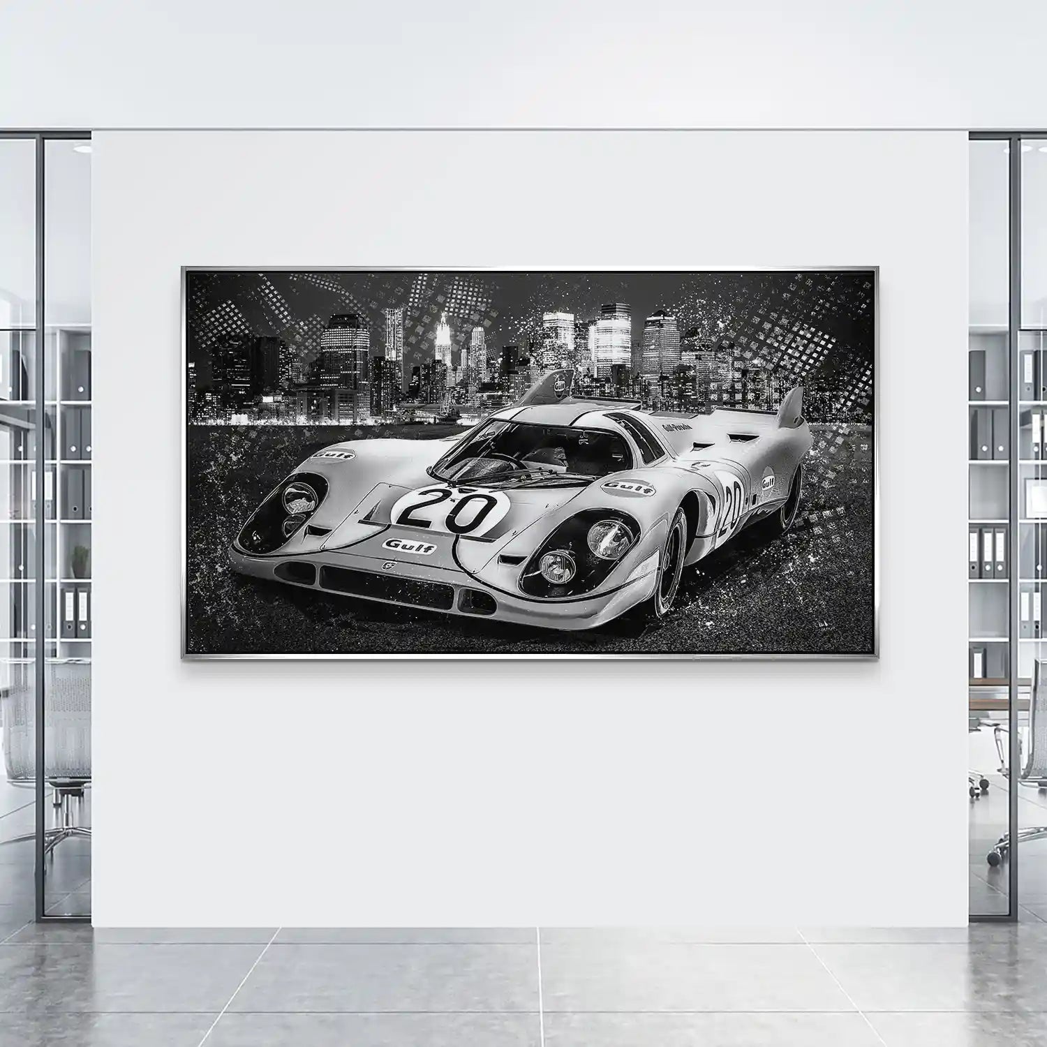 Porsche 917 Black Style Aludibond Bild INGALERIE