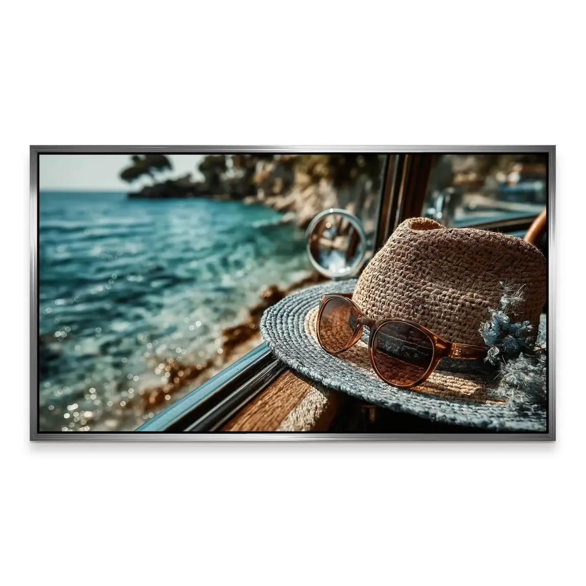 Blue Moments Aludibond Bild