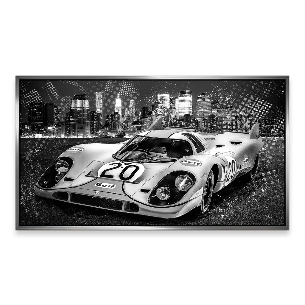 Porsche 917 Black Style Aludibond Bild INGALERIE